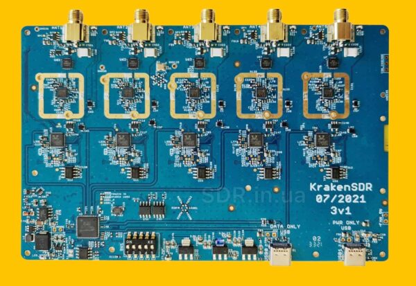 KrakenSDR когерентне програмне радіо