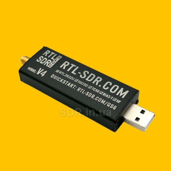 RTL-SDR Blog V4 Радіоприймач 500кГц-1.7ГГц RTL2832U R828D